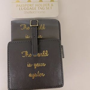 New- passport holder and luggage tag